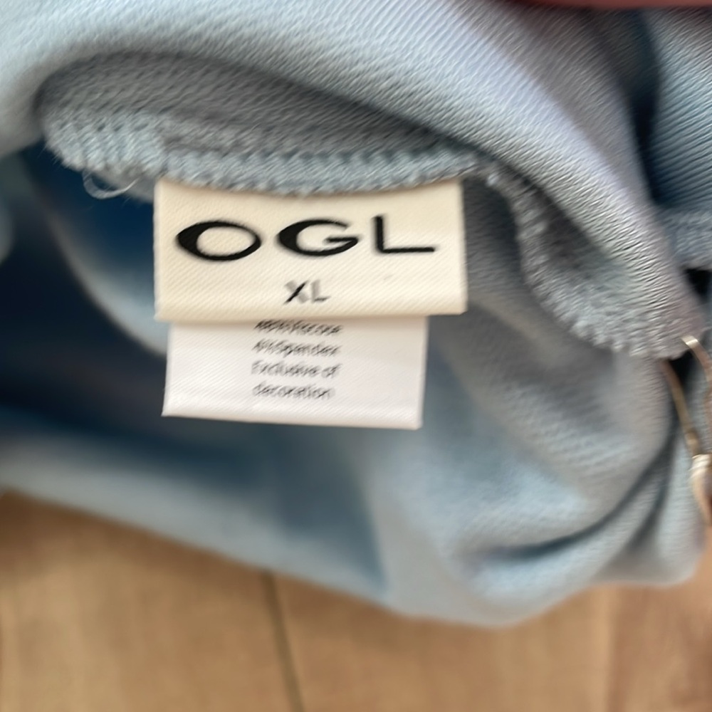 OGL Light Blue Mini Dress - Picture 3 of 4
